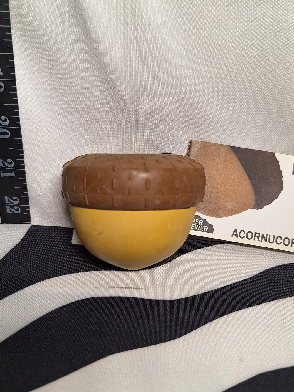 NWT Bark Super Chewer Acornucopia Dog Toy S